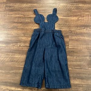 EUC Pepper Kids Mickey Overalls size 3T-4T